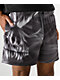 Vitriol Smoke Skull Grey Mesh Shorts - Thumbnail image 3 of 5