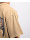 Vitriol Stain Sand Brown Wash T-Shirt - Thumbnail image 4 of 4