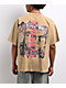 Vitriol Stain Sand Brown Wash T-Shirt - Thumbnail image 2 of 4