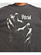 Vitriol Stake To The Heart Grey Wash Boxy Crop T-Shirt - Thumbnail image 2 of 3
