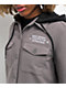 Vitriol Sterling Grey Hooded Woven Long Sleeve Shirt - Thumbnail image 3 of 4
