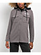 Vitriol Sterling Grey Hooded Woven Long Sleeve Shirt - Thumbnail image 2 of 4