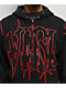 Vitriol Stud Black Wash Crop Zip Hoodie - Thumbnail image 4 of 6