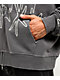 Vitriol Stud Grey Wash Boxy Zip Hoodie - Thumbnail image 7 of 9
