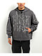 Vitriol Stud Grey Wash Boxy Zip Hoodie - Thumbnail image 9 of 9