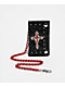 Vitriol Studded Cross Black Chain Wallet - Thumbnail image 1 of 4