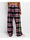 Vitriol Summoned Pink & Black Plaid Lounge Pants - Thumbnail image 2 of 4