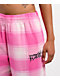 Vitriol Summoned Pink Plaid Lounge Pants - Thumbnail image 3 of 4