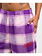 Vitriol Summoned Purple Plaid Lounge Pants - Thumbnail image 3 of 4