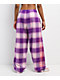 Vitriol Summoned Purple Plaid Lounge Pants - Thumbnail image 2 of 4