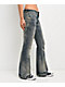 Vitriol Tabitha Wings Blue Wash Low Rise Bootcut Jeans - Thumbnail image 5 of 6