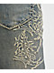 Vitriol Tabitha Wings Blue Wash Low Rise Bootcut Jeans - Thumbnail image 6 of 6