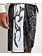 Vitriol Thorn Black & White Mesh Shorts - Thumbnail image 4 of 4
