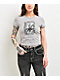 Vitriol Through The Flames Grey Crop T-Shirt - Thumbnail image 1 of 3