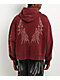 Vitriol Thunder Brown Wash Crop Zip Hoodie - Thumbnail image 2 of 6