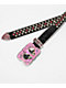 Vitriol Twin Skulls Rhinestone Black Belt - Thumbnail image 2 of 2