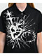 Vitriol Valerie Black Crop Zip Short Sleeve Shirt - Thumbnail image 3 of 3