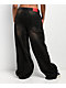 Vitriol Verona Goth Black Wash Low Rise Jeans - Thumbnail image 2 of 6