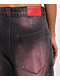 Vitriol Verona Pink Wash Wide Leg Jeans - Thumbnail image 4 of 6