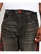 Vitriol Void Angel Ultra Wide Leg Black Jeans - Thumbnail image 4 of 8