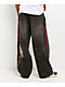 Vitriol Void Angel Ultra Wide Leg Black Jeans - Thumbnail image 2 of 8