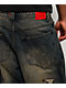 Vitriol Void Bite Blue Wash Ultra Wide Leg Jeans - Thumbnail image 6 of 13