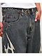 Vitriol Void Bones Blue Wash Ultra Wide Jeans - Thumbnail image 3 of 6