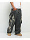 Vitriol Void Bones Blue Wash Ultra Wide Jeans - Thumbnail image 1 of 6