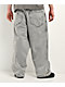 Vitriol Void Cyber Skull Grey Wide Leg Jeans - Thumbnail image 2 of 6