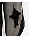 Vitriol Void Depth Distressed Black Wash Wide Leg Jeans - Thumbnail image 6 of 6