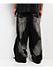Vitriol Void Depth Distressed Black Wash Wide Leg Jeans - Thumbnail image 2 of 6