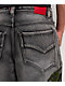 Vitriol Void Infect Grey Wash Ultra Wide Jeans - Thumbnail image 4 of 6