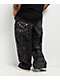 Vitriol Void Optical Printed Black Ultra Wide Jeans - Thumbnail image 4 of 8