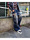 Vitriol Void Repent Dark Blue Wash Wide Leg Jeans - Thumbnail image 3 of 8