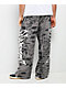 Vitriol Void Scrolls Grey Wash Wide Leg Sweatpants - Thumbnail image 2 of 5
