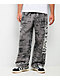 Vitriol Void Scrolls Grey Wash Wide Leg Sweatpants - Thumbnail image 1 of 5