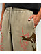 Vitriol Void Shroud Beige Fleece Sweatpants - Thumbnail image 3 of 6