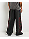 Vitriol Void Stud Black Wash Baggy Sweatpants - Thumbnail image 2 of 7