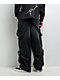 Vitriol Void Ultra Wide Strap Cargo Black Denim Jeans - Thumbnail image 2 of 7