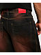 Vitriol Voided Color Black Wash Ultra Wide Jeans - Thumbnail image 4 of 6