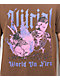 Vitriol World On Fire Brown T-Shirt - Thumbnail image 2 of 2