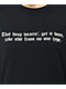 Viva La Bonita Hoop Wearin Black T-Shirt 