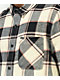 Volcom Caden White & Black Plaid Flannel Shirt