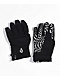Volcom Crail Black & White Snowboard Gloves 2023 - Thumbnail image 1 of 2