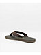 Volcom Eco Recliner 2 Brown Leather Sandals - Thumbnail image 2 of 5