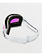 Volcom Garden Matte White & Pink Chrome Snowboard Goggles - Thumbnail image 2 of 5