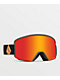 Volcom Garden Military Gold & Red Chrome Snowboard Goggles - Thumbnail image 1 of 5