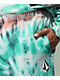 Volcom Iconic Stone pantalones deportivos de polar tie dye verde azulado