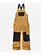 Volcom Kids Barkley Tan 10K Snowboard Bib Pants - Thumbnail image 1 of 5