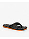 Volcom Recliner Black & Flash Orange Sandals - Thumbnail image 1 of 3